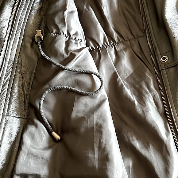 Vintage Sequence Leather Anorak - Picture 5 of 7